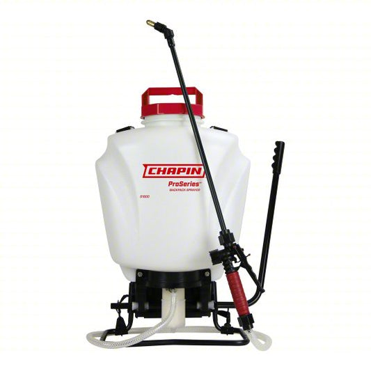Backpack Sprayer: For Lawn, Garden and Agriculture, Mix-in-Tank, 4 gal Tank Capacity