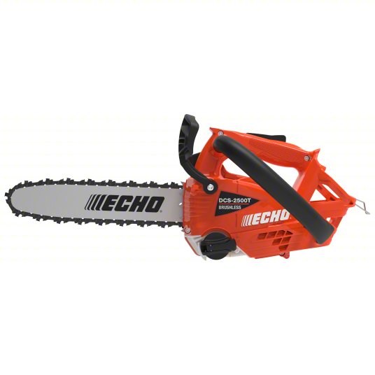 Battery-Powered Chainsaw Kit: 12 in Bar Lg, Top Handle, Auto Chain Oiler, 56 V, 25.4 cc