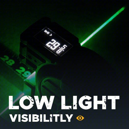 Digital Tape Measure: Inch, Magnetic Single Hook Tip, 96 in Standout Lg, Std Blade