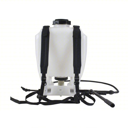 Backpack Sprayer: For Bleach and Disinfecting, Mix-in-Tank, 4 gal Tank Capacity