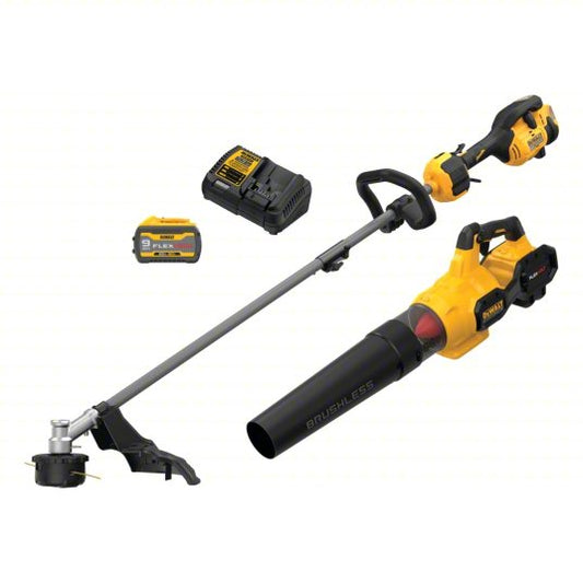 Battery-Powered Combination Kit: FLEXVOLT®, Blower and Trimmer, 125 mph Blower Max Air Speed