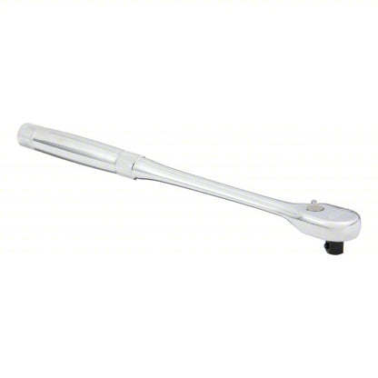 Pear, Reversible, 11 in Overall Lg, Chrome, 8° Min Arc Swing, 3/8 in Drive Size