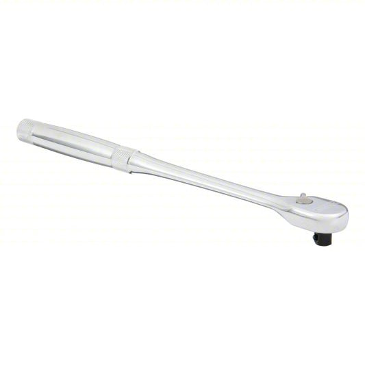 Pear, Reversible, 11 in Overall Lg, Chrome, 8° Min Arc Swing, 3/8 in Drive Size