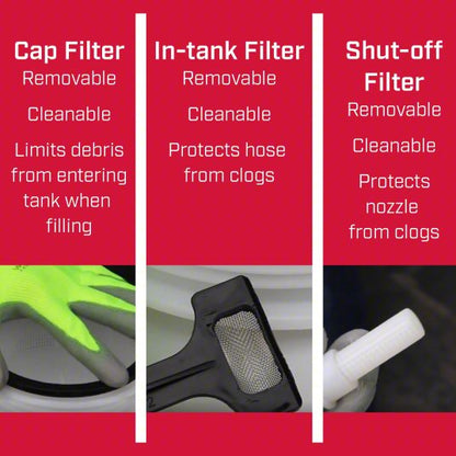 Backpack Sprayer: For Lawn, Garden and Agriculture, Mix-in-Tank, 4 gal Tank Capacity