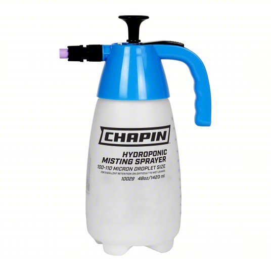 Handheld Sprayer: Spot, 3/8 gal Tank, Poly Tank, 25 ft Max Spray Distance, 60 psi, Adj Nozzle