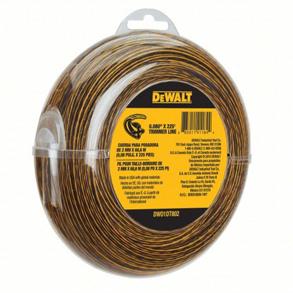 String Trimmer Line: 0.08 in Dia, 225 ft Overall Lg, 51 to 250 ft
