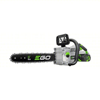 Chainsaw: 16 in Bar Lg, Rear Handle, Auto Chain Oiler, 2.5 Ah Battery Capacity, 56 V, 40 cc