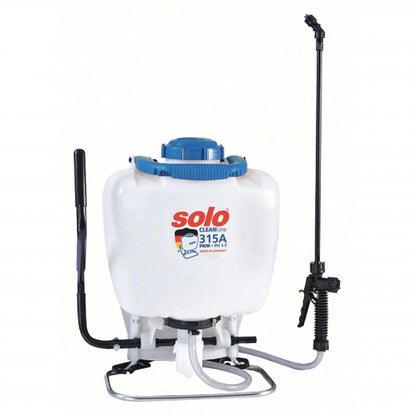Backpack Sprayer: For Cleaning and Degreasing, Mix-in-Tank, 4 gal Tank Capacity