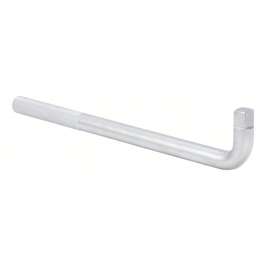 L-Handle Ratchet Bar 3/4 in Drive, 16 in Lg, Knurled Grip, Alloy Steel, Satin