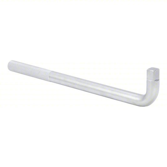 L-Handle Ratchet Bar 3/4 in Drive, 16 in Lg, Knurled Grip, Alloy Steel, Satin