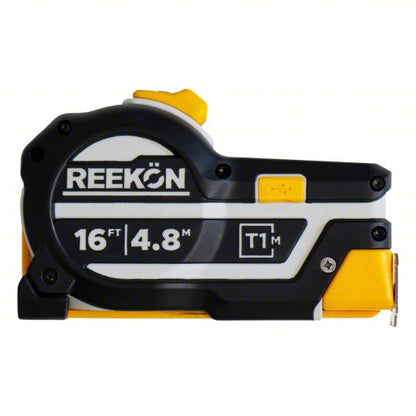 Digital Tape Measure: Inch, Magnetic Single Hook Tip, Plastic with Rubberized Grip