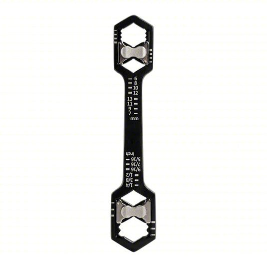 Adjustable Wrench 6-Point, 12-Point, Square, E-Torx, Triangle Fasteners