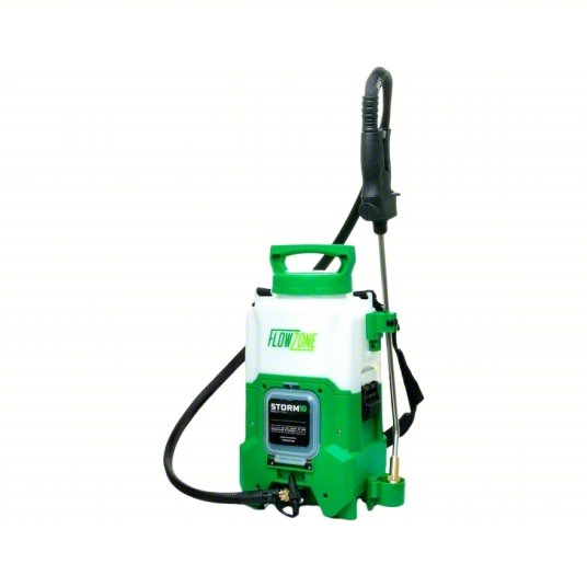 Cordless Handheld Sprayer: Spot, 1 gal Tank, Plastic Tank, 25 ft Max Spray Distance, 60 psi