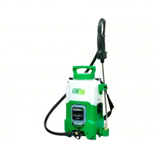 Cordless Handheld Sprayer: Spot, 1 gal Tank, Plastic Tank, 25 ft Max Spray Distance, 60 psi