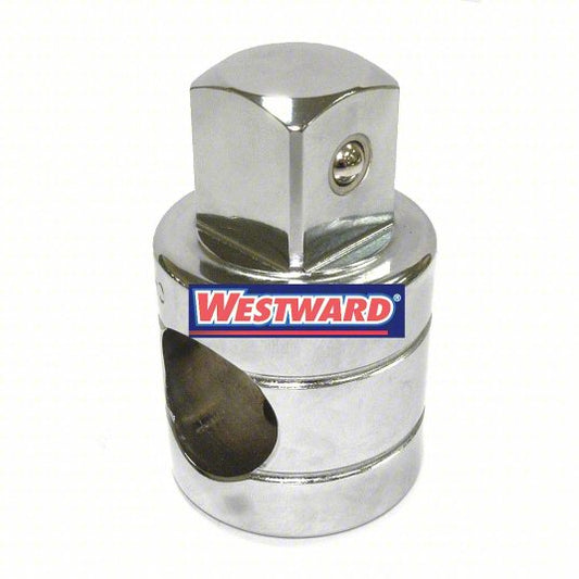 Sliding T-Handle Drive Plug 1 in Drive, 3 1/8 in Lg, Alloy Steel, Chrome