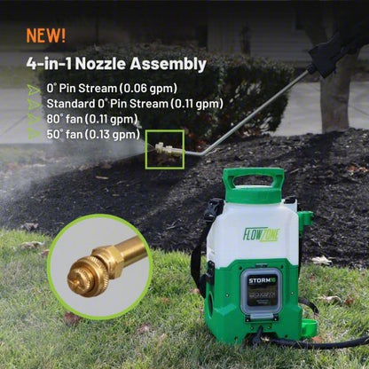 Cordless Handheld Sprayer: Spot, 1 gal Tank, Plastic Tank, 25 ft Max Spray Distance, 60 psi