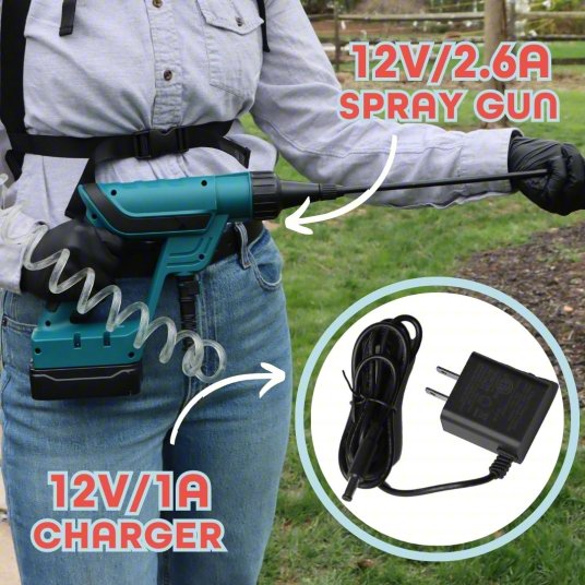 Backpack Sprayer: For Lawn, Garden and Agriculture, 1 1/2 gal Tank Capacity, 12V