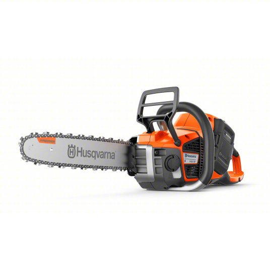 Battery-Powered Chainsaw: 14 in Bar Lg, Rear Handle, Auto Chain Oiler, 36 V, 40 cc