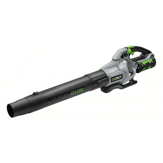 Handheld Blower: POWER+, 615 cfm Max. Air Flow, 170 mph Max. Air Speed, 2.5 Ah