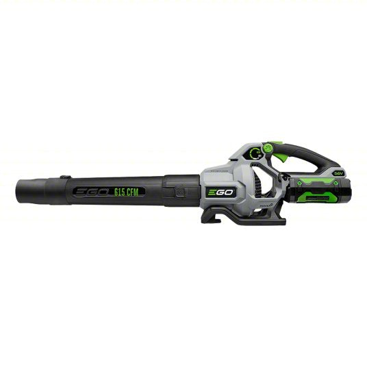 Handheld Blower: POWER+, 615 cfm Max. Air Flow, 170 mph Max. Air Speed, 2.5 Ah