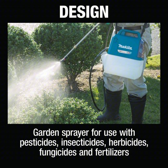 Cordless Handheld Sprayer: For Lawn, Garden and Agriculture, 1 5/16 gal Tank Capacity