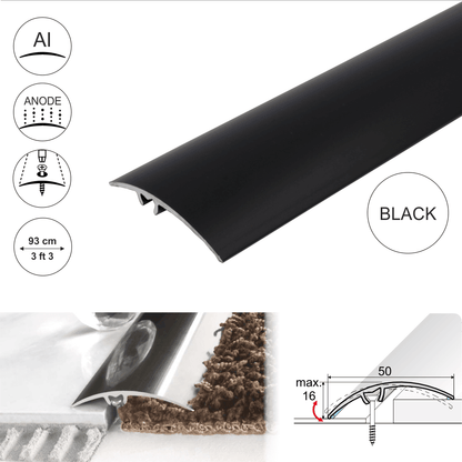A65 50mm Anodised Aluminium Door Threshold Strip