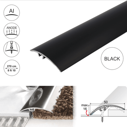 A65 50mm Anodised Aluminium Door Threshold Strip